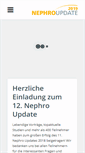 Mobile Screenshot of nephro-update.com